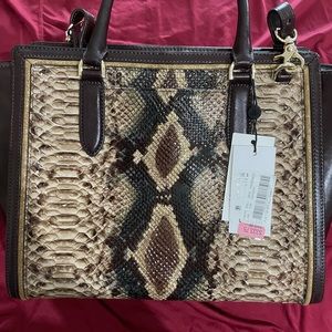 Brahmin Aubree Savino Folklore Genuine Leather purse